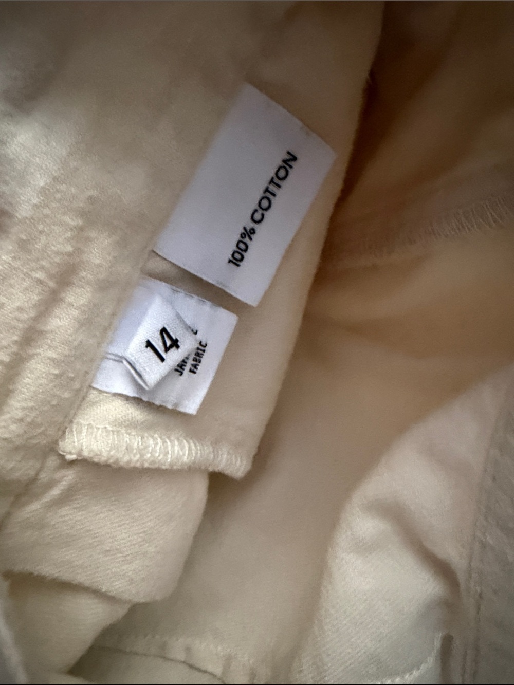 Esby Nikita Wide Leg Cream Pants - Picture 3 of 5
